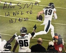 Alex Singleton Philadelphia Eagles Signed 8x10 Photo COA