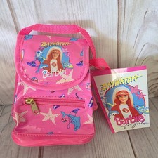 Barbie Baywatch Mini Backpack Purse Vinyl Vintage Hot Pink NOS 7 Inch 1994