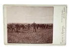 STEREOVIEW PHOTO of SOLDIERS & HORSES BY Taylor & George Abilene KS (Kansas)