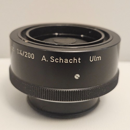 A. Schacht Ulm Zusatz-Optick 2:1 fur Tele-Travelon 1:4 200 Lens Made In Germany - Picture 3 of 12