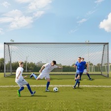 NAIZEA 21ft x7ft Aluminum Soccer Goals Heavy Duty 2.6" Professional Soccer Goal