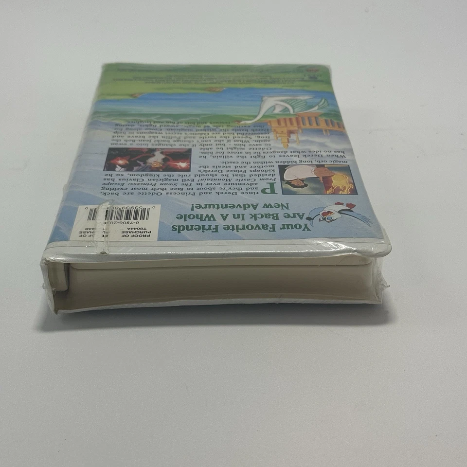 The Swan Princess Escape from Castle Mountain VHS New Sealed Warner Bros 1997 Foto 4 de 4