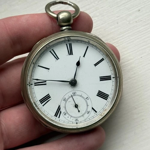 Waltham Airedale Pocket Watch Model 1877 Antique American Parts Repair ALD 54mm