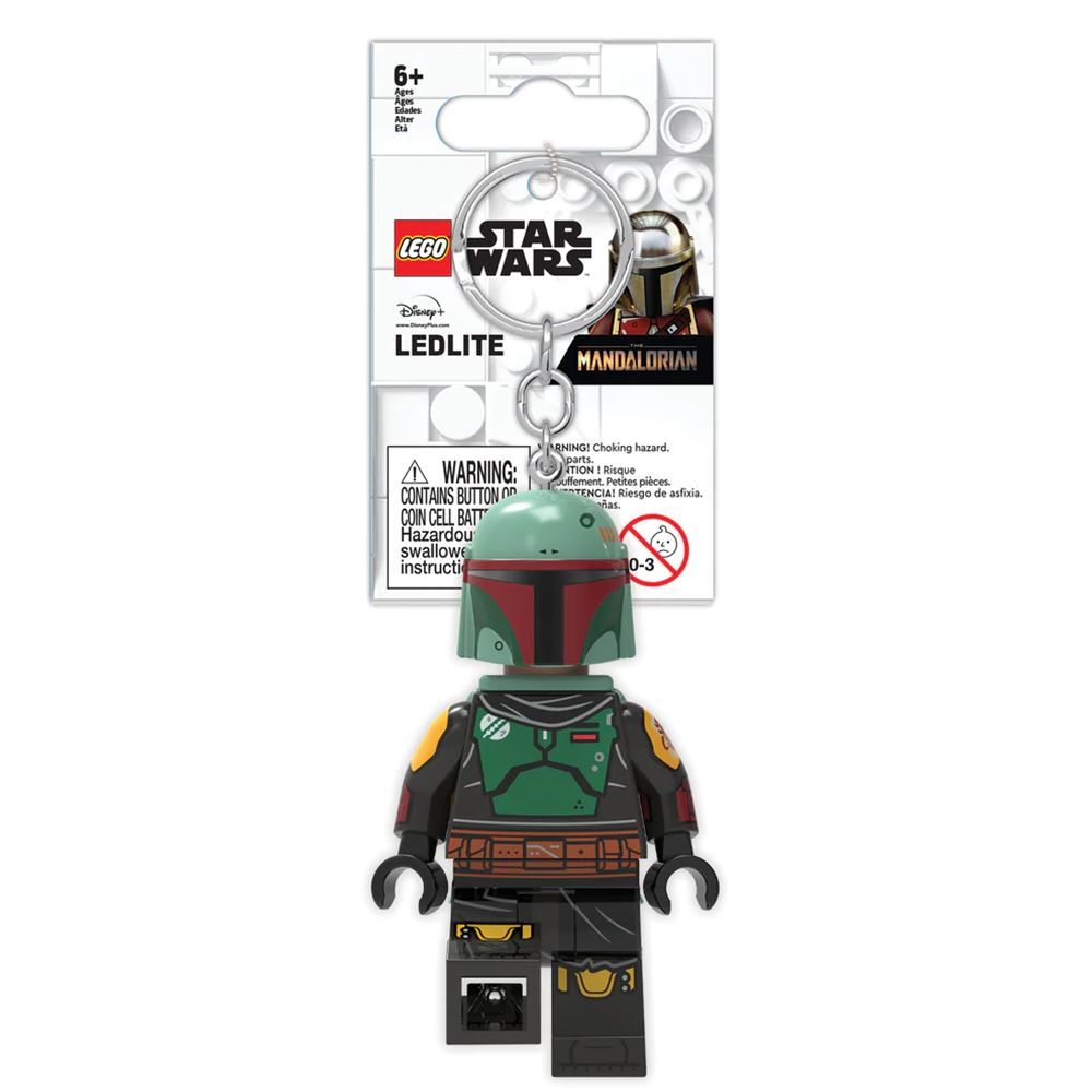 LEGO Star Wars Boba Fett Minifigure Key Light (Keyring Keychain