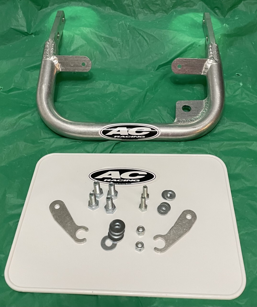AC RACING ALUMINUM DROPPED REAR GRAB BAR HONDA TRX250R TRX 250R 1988