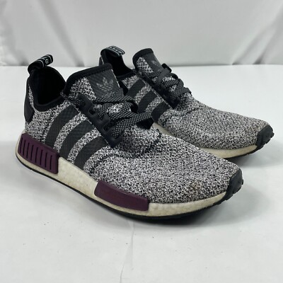 Adidas Shoes Men NMD R1 Champs Burgundy Reflective Running