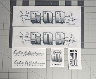 DK SOB bmx decal set
