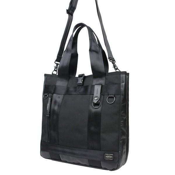 PORTER INTERNATIONAL HEAT ２WAY Porter Heat 2Way Tote Bag - Black | Garmentory
