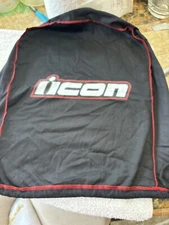 Icon Drawstring Bag - Small Cinch String Holder Meant for Helmets or Masks.