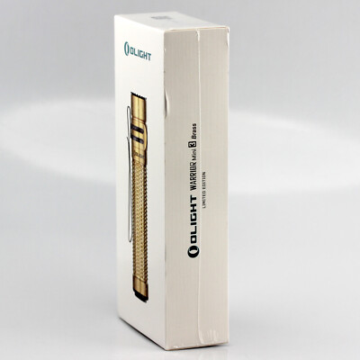 New Sealed Olight Warrior Mini 3 WM3 Brass Ltd Edition Flashlight