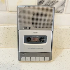 RCA Portable Battery Operated Cassette Tape Recorder Player RP3503A Works