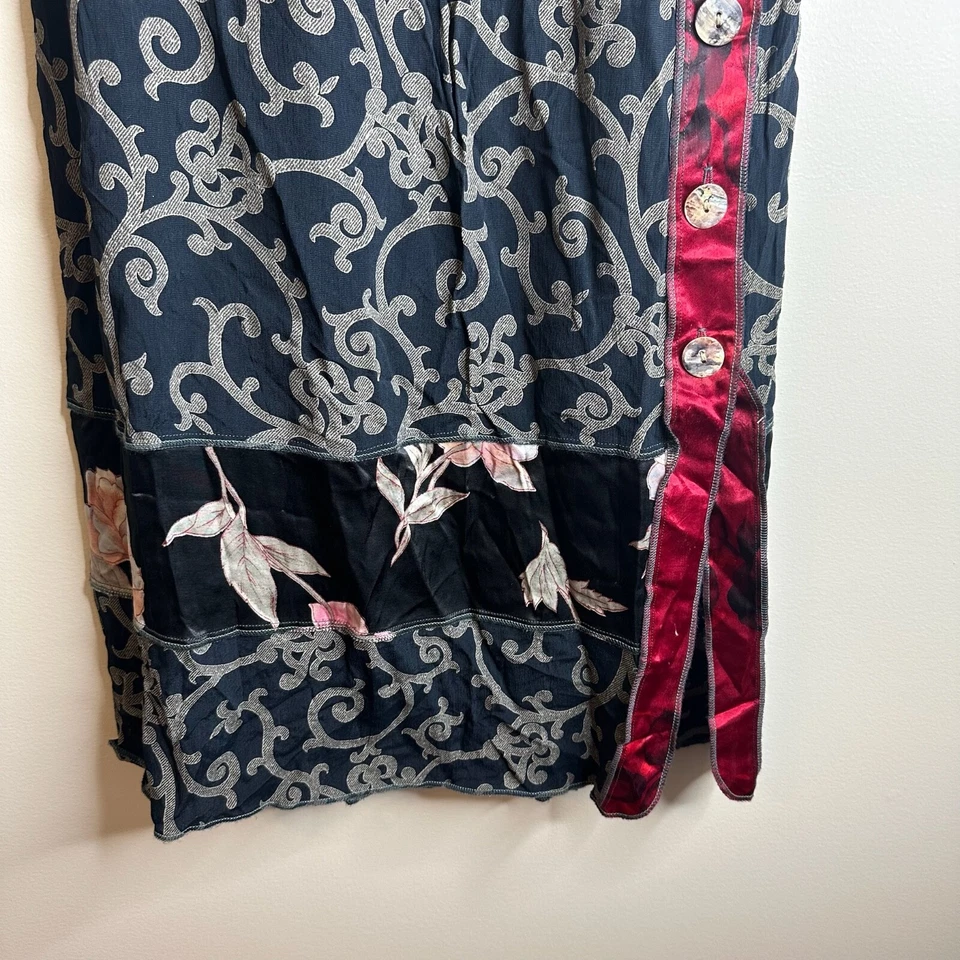 Maxi Falda De Colección Nada Combina XS/S Telas Mezcladas Boho Arte para Usar Artístico Hippie Foto 4 de 4