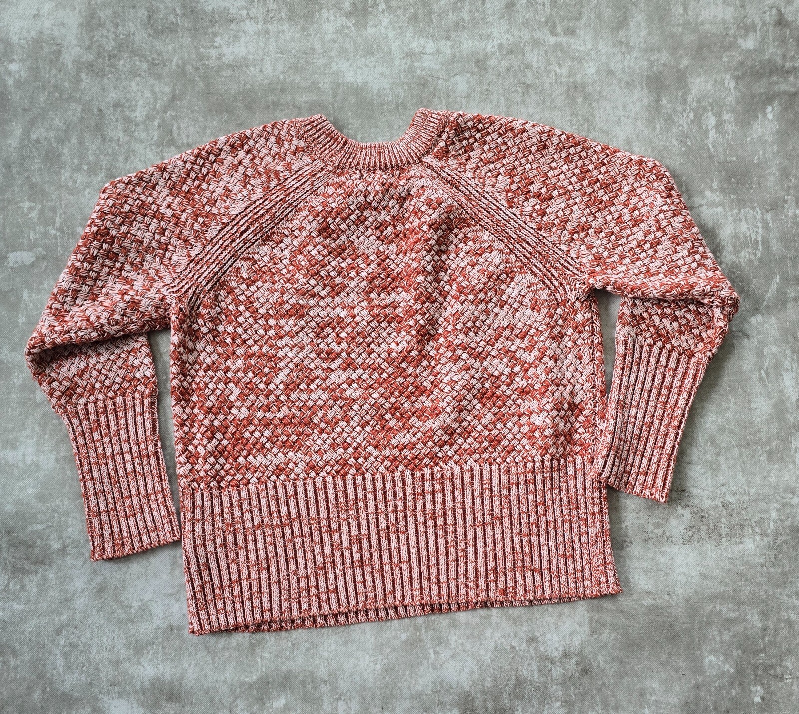 Universal Thread | Boho brick red white chunky ca… - image 5