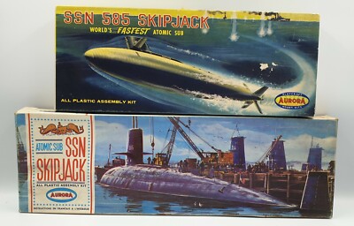MARITIM: VINTAGE ATOM U-BOOT SKIPJACK AURORA MODEL KIT SET 
