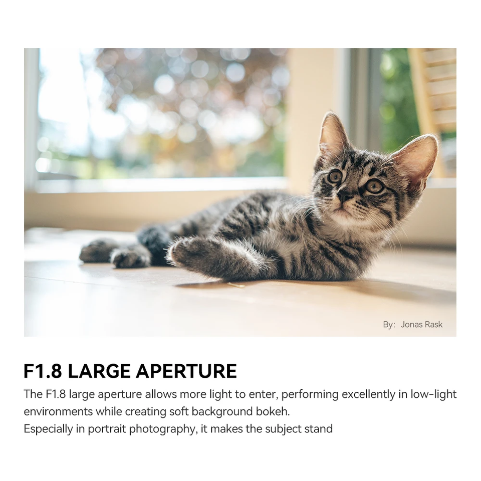 TTARTISAN AF 35mm F1.8 II Obiettivo APS-C Con Motore Stepper Per Fujifilm X-Mount (Nero) - 4