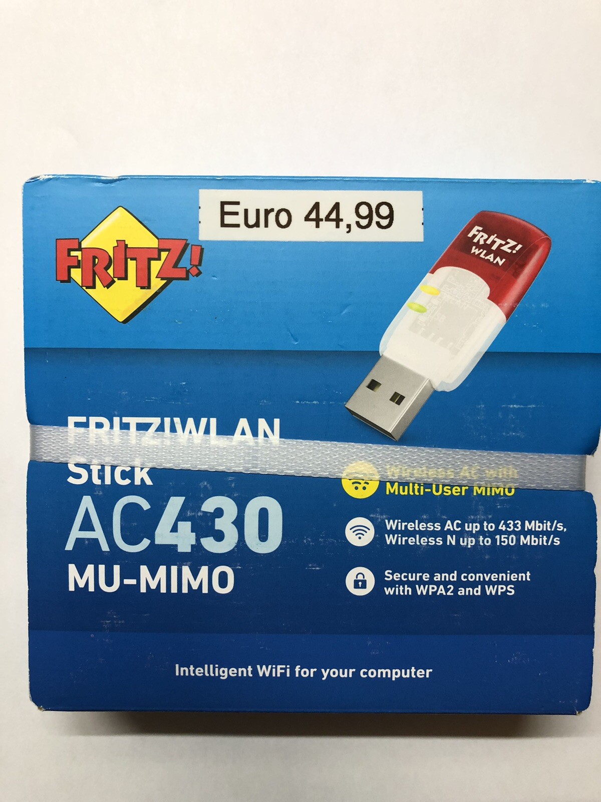AVM FRITZ!WLAN Stick AC 430 MU-MIMO USB - Adattatore Wi-Fi Dual Band