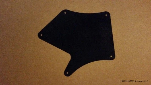 Juego de 4 sellos contra salpicaduras con clips para Toyota Tacoma V6 2005-2023 4,0 delantal sello B Foto 4 de 4