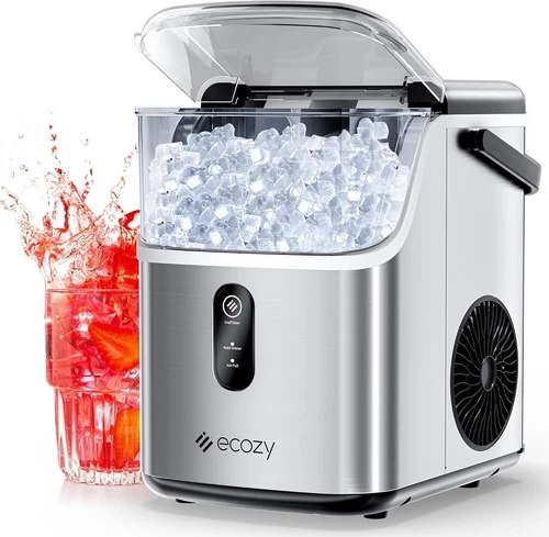 33Lbs/24H Home Wifi Nugget Ice Maker Countertop Pebble Ice Machine Self-Cleaning - Bild 1 von 8