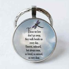 Those We Love Dragonfly Keychain Pendant Key Ring Chain Pendant Women Men Gift