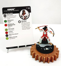 HEROCLIX X of Swords Main Set Uncommon 022 Gorgon w/Card