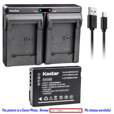 Kastar Battery Dual Charger for Panasonic DMW-BCG10 Panasonic Lumix DMC-ZS19