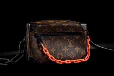 LOUIS VUITTON MONOGRAM MINI SOFT TRUNK HAND BAG BROWN VIRGIL ABLOH