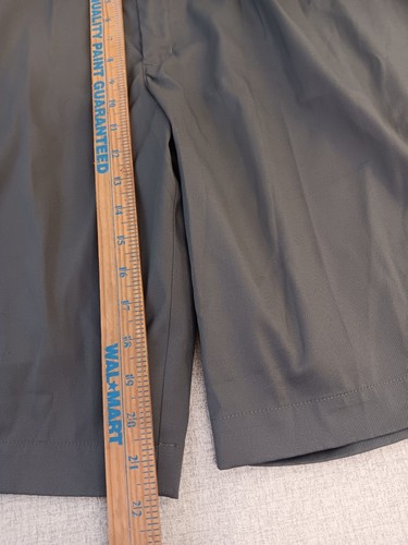 NIKE Golf -Tour Performane Shorts Sz 42 Dri-Fit Gray Pleated Front Poly &Spandex - Picture 10 of 10
