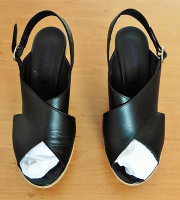 Sandales Nu-pieds Talon Haut Taille 39 - Effet Jeans, Occasion Bon État