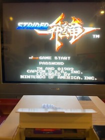 Strider (Nintendo NES, 1989) Minty out of the Box. Authentic Game +Dustcover