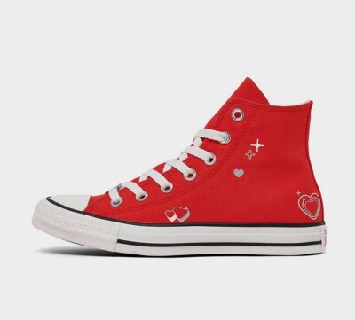Women's CONVERSE YTK HI Hearts Valentines Valentine's Day Shoes