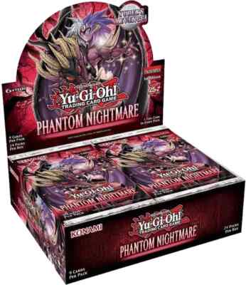 YUGIOH 1ST ÉD PHANTOM NIGHTMARE BOÎTE BOOSTER SCELLÉE EN USINE (24ct