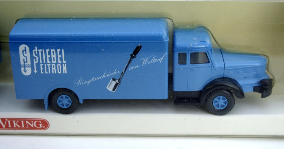 Wiking Krupp Titan Koffer-Lastzug Bj. 1950-54 " Stiebel Eltron " M.1:87 ,8914041 - Immagine 2 di 4