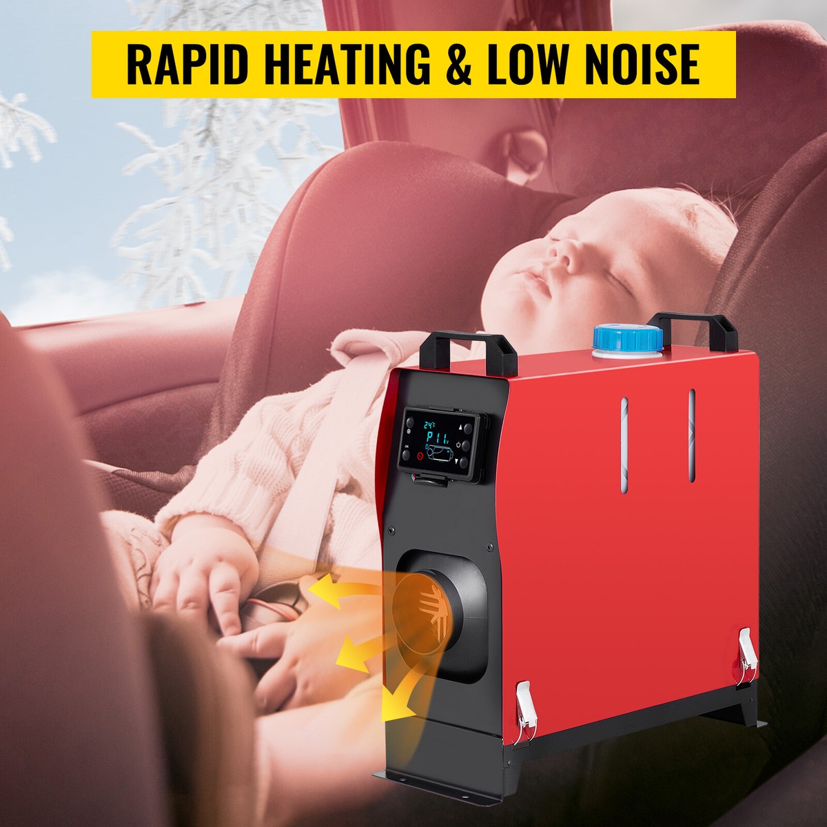 Controller Pannello LCD Per Riscaldatore Da Parcheggio Diesel 12V/24V - Controllo Via App Bluetooth, Termostato Programmabile