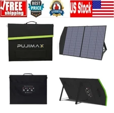 100W Solar PUJIMAX Foldable Solar Panel Kits Portable Solar Power Station Output