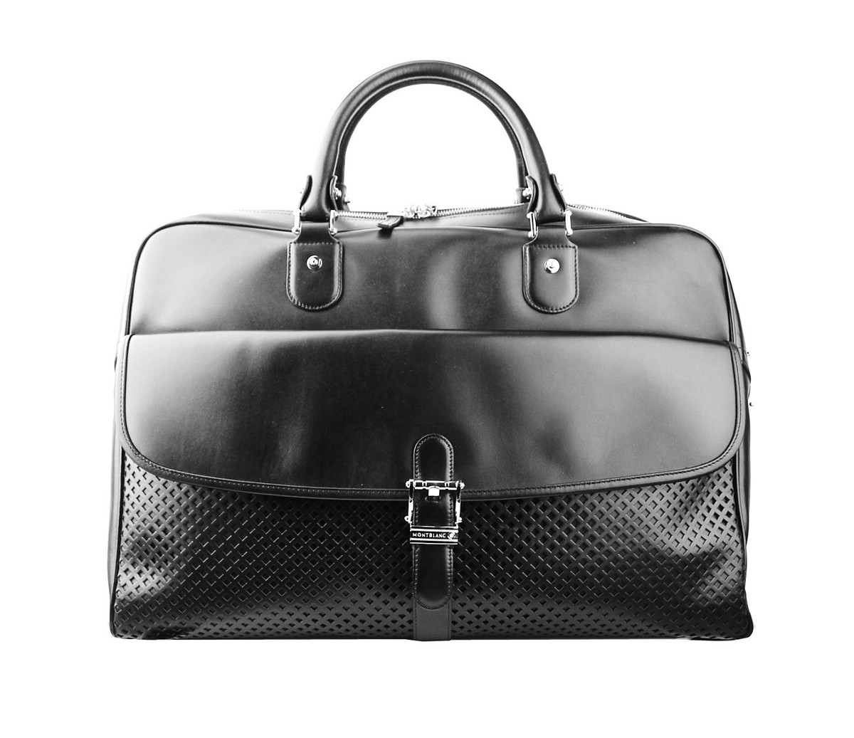 MONTBLANC ビジネスバック MONTBLANC MEISTERSTUCK XLARGE BAG BRIEFCASE BLACK LEATHER