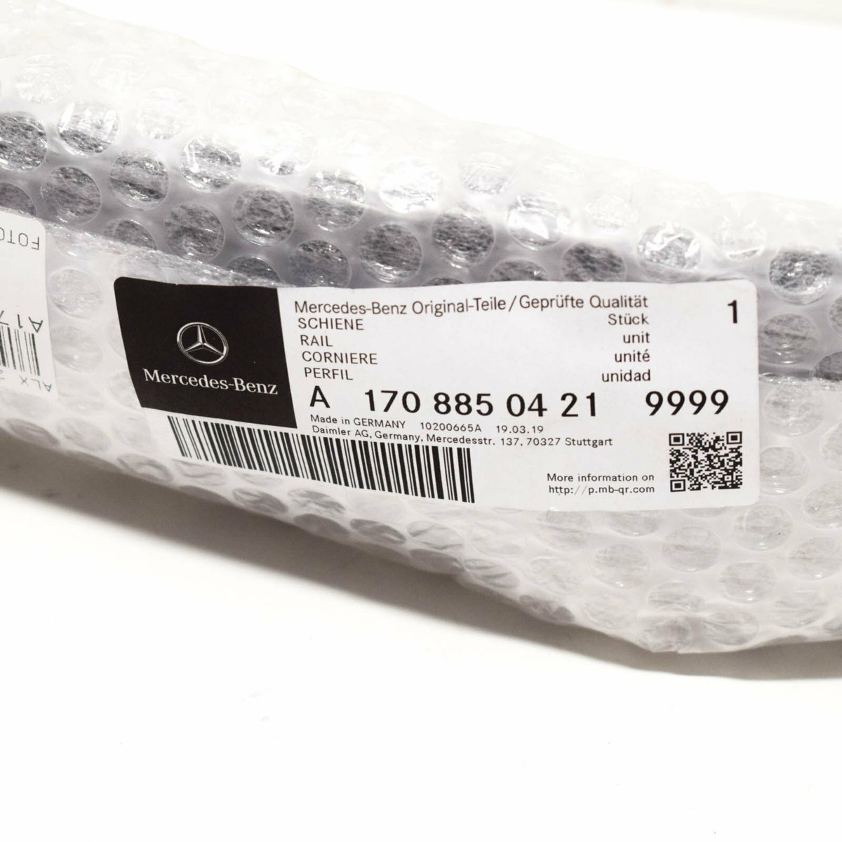 MB SLK R170 Front Right Bumper Moulding Trim A17088504219999 NEW 