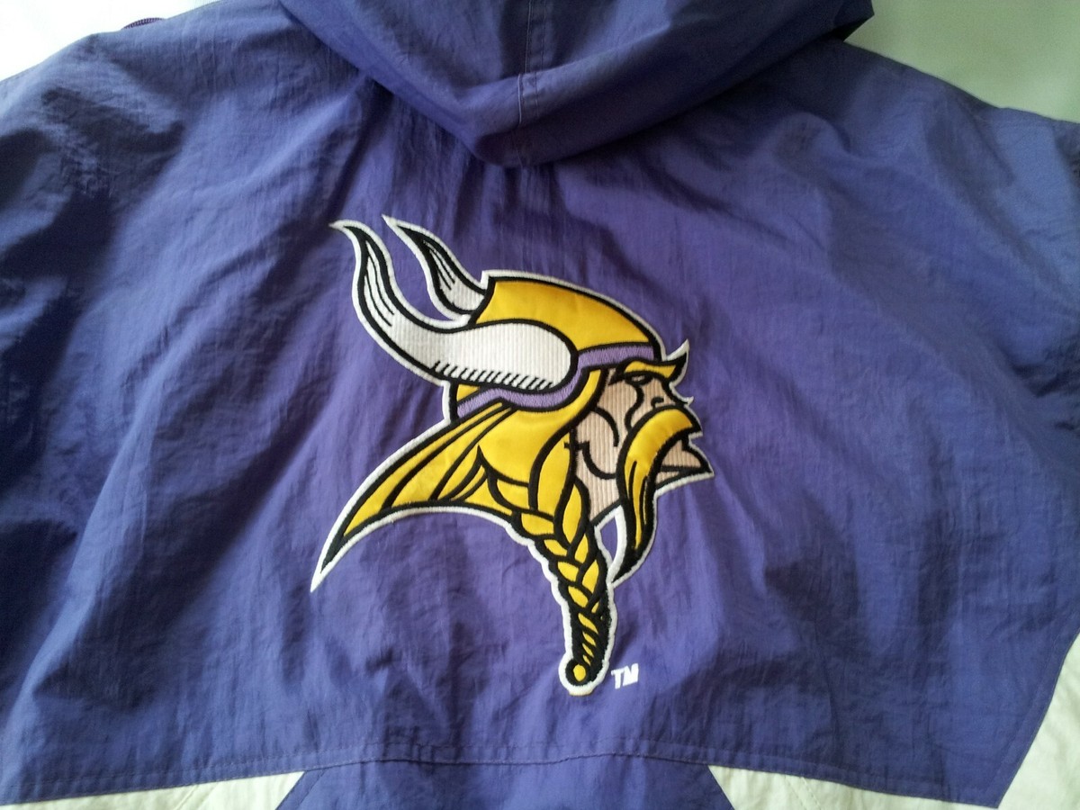 VINTAGE RARE STARTER MINNESOTA VIKINGS FULL ZIPP WITH HOOD