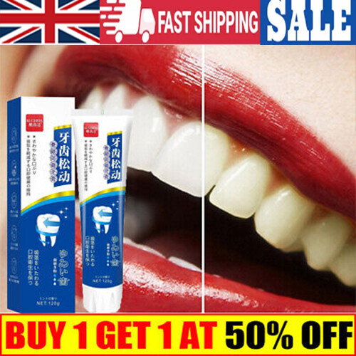 Loose Teeth Care Toothpaste Loose Tooth Repair for Gingivitis Treatment Cavity. - Picture 1 of 8