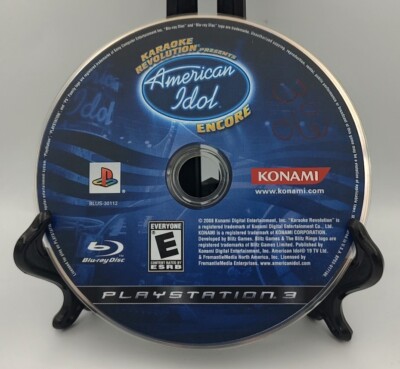 Karaoke Revolution: American Idol Encore (Sony Playstation 3, 2008) Disc Only