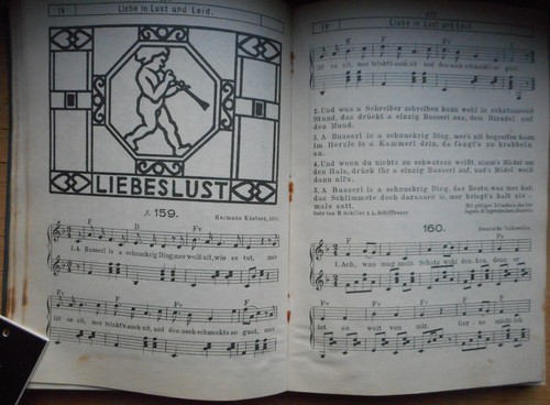 Walther Werckmeister: Deutsches Lautenlied, Verlag A. Köster 1914 Jugendstil - Bild 15 von 20