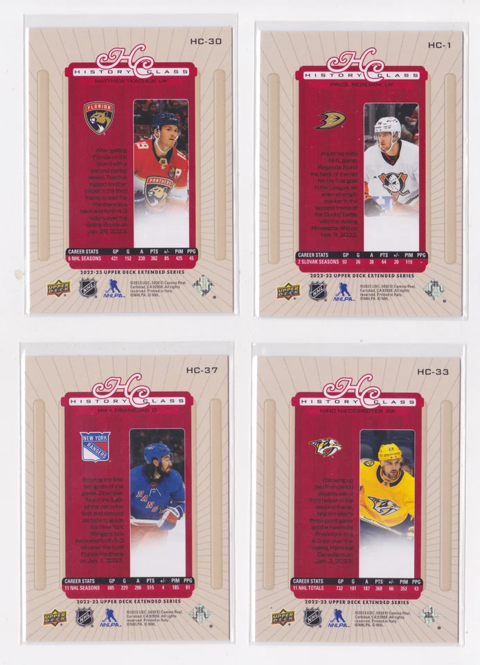 2022-23 UPPER DECK EXTENDED SERIES HISTORY CLASS INSERT - DROP DOWN LIST - Image 2 of 4