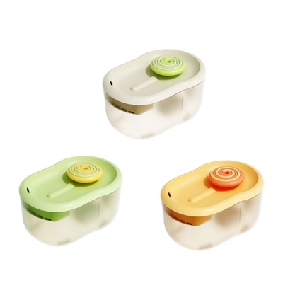 77oz Automatic Cat Fountain 4-Layer Filter Water Dispenser Pet Watering Supply