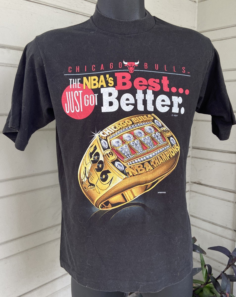 希少　1996 nba シカゴ　tシャツ Vintage 1996 Chicago Bulls NBA BASKETBALL CHAMPIONS RING