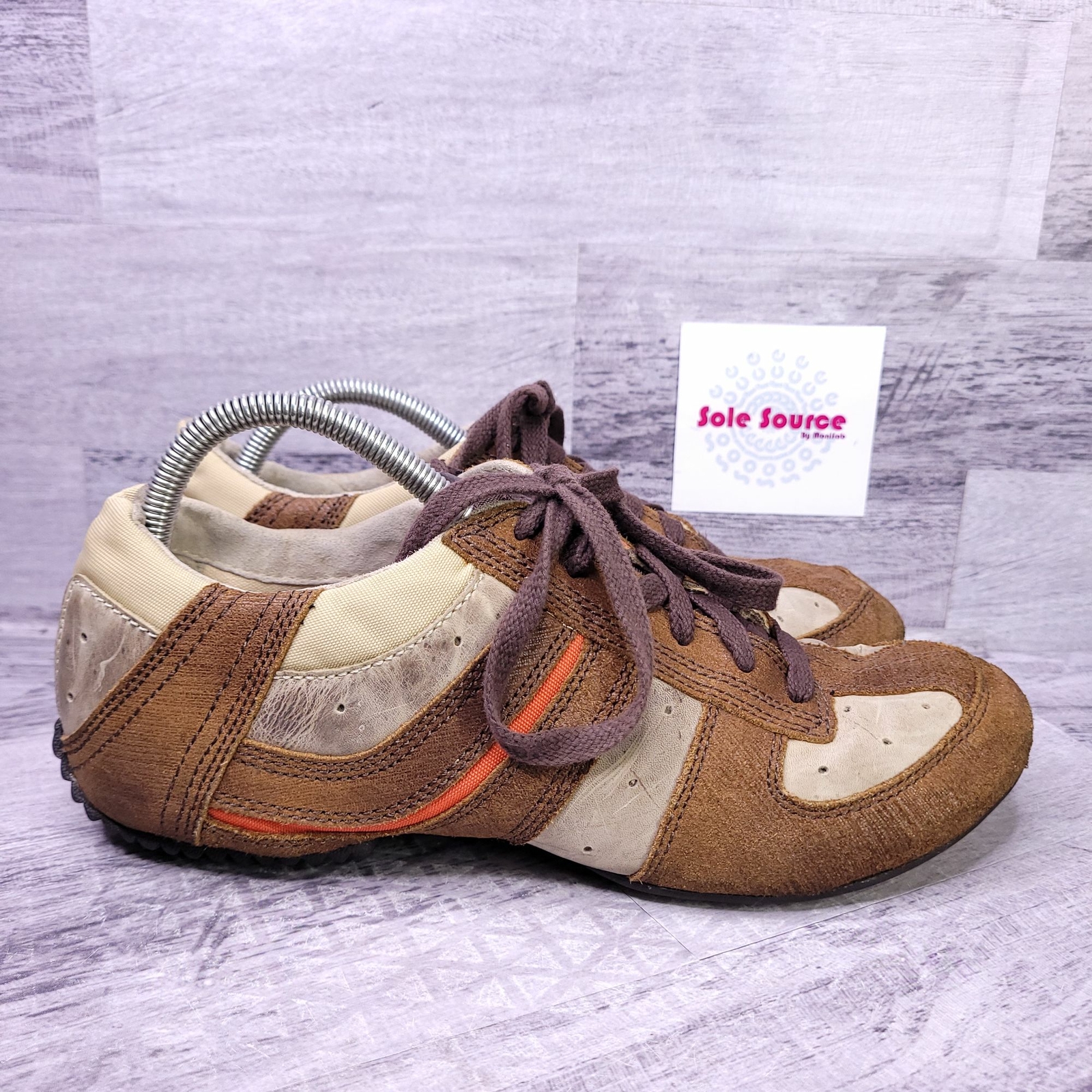 Diesel Cacao Leather Low Top Casual 