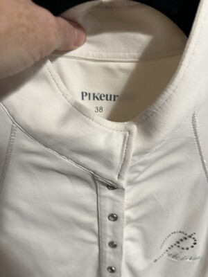 Chemise à manches courtes blanche à petits motifs Ligne City