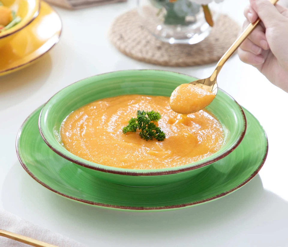 Geschirr Set bunt 6 - 12 Personen Steingut bonita buntes Tafelservice 18/36-tlg. - Bild 4 von 4