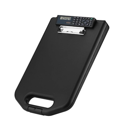 ZCZN Plastic Portable Storage Case Clipboard with Calculator, Letter/A4 Size,...