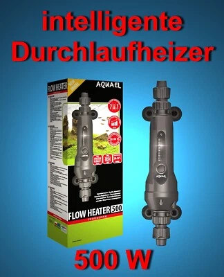 AQUAEL Aquarium ! intelligenter Durchlaufheizer AUSSEN ! 500 W Zubehör Heizer Heizung
