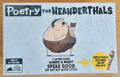Poetry For Neanderthals Party Game Original Edition - Exploding Kittens 2020