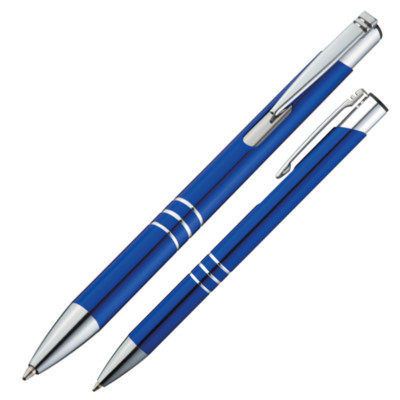 10 Touchpen Kugelschreiber mit Gravur / aus Metall / Stylusfarbe: dunkelblau 10 Touchpen Kugelschreiber mit Gravur / aus Metall / Stylusfarbe: dunkelblau